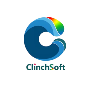 Clinchsoft Solutions logo, a company that provides E-commerce and website solutions. A Pooinfotech alumnus works here