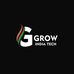 Grow India Tech logo, a marketing and consulting firm in Pune where a Pooinfotech alumnus works.