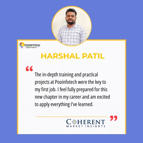 Harshal Patil provides a positive testimonial for the POOINFOTECH digital marketing course